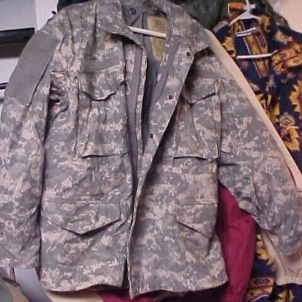 Ladies Small camo rotc Jacket